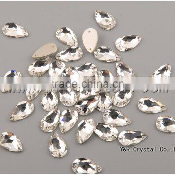 Flat Back Sew on Crystal Beads for Wedding Dress photo-3