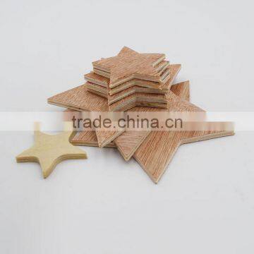 Customized Different Size Five Star Original Wooden Accessory