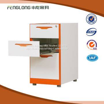 Fenglong High Quality 3 Drawers Mobile Steel Pedestal Cabinets photo-3