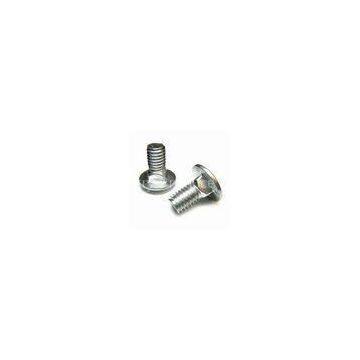 Customized Metal Screws Precision Machining, Flat Head Screw Hardware White Zinc Plated Finish