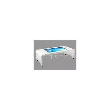 Moveable HD LED Interactive Multi Touch Table IR Touch Screen55 inch For Lobby