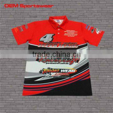 wholesale racing team high quality shirts for kids