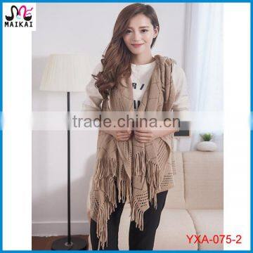 Winter fashion multifunctional knitted scarf and shawl 2016