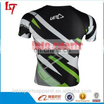 Compression shirt Spandex Brand fitness wear Custom high quality rash guard mma compression shirts