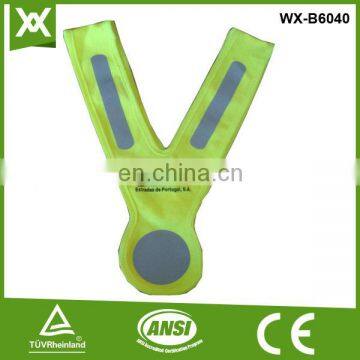 factory suppliers polyester class2 tape high visibility V security hi vis vest for kids