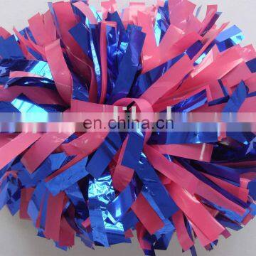 metallic cheer pom poms