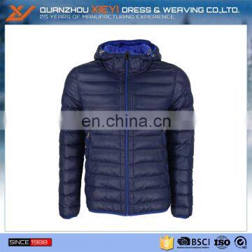 Mens softshell nylon jacket winter padded jackets