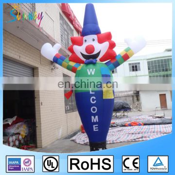 Indoor or outdoor inflatable air dancer clown sky dancer for advertising