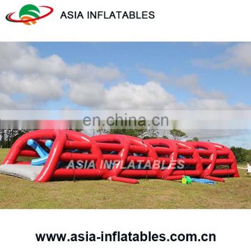 Inflatable Sports Obstacle Course, Inflatable Tunnel Obstacle Course