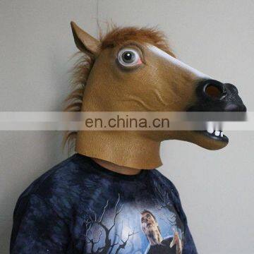 Horse Mask Different Design Of Mask (White Brown Black))