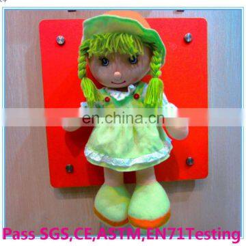 cute babi plush dolls/fabric rag doll for sale