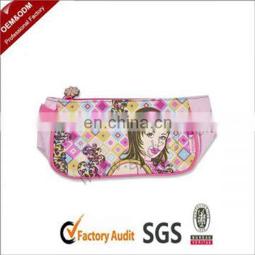 Eco-friendly Pink cute pencil case for teenagers