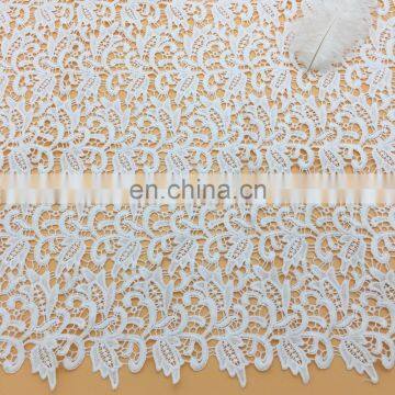 OLF3031-1 2017 new design chemical embellished lace fabric texile fabric lace