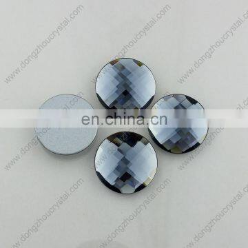 Silver Foiled Round Flat Back Rhinestones for Wholesale