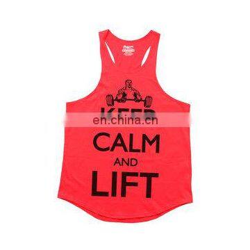 y back gym singlet with customized printing - Mens Wholesale Gym Singlet Y Back Singlet - Racer back bodybuilding singlets