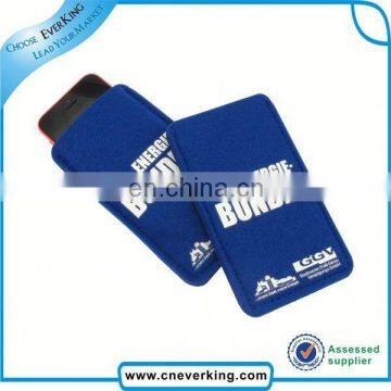 Fashion personal wholesale mobile phone felt bag