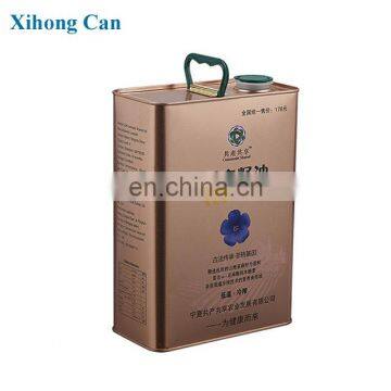 Olive oil tin packaging cans