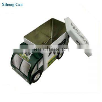 Bus shape coin bank cash saving tin box