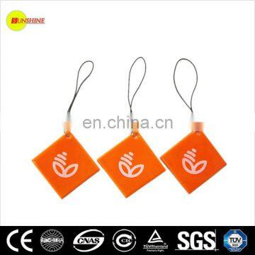 custom Promotional Soft PVC Reflective Keychain Hanger