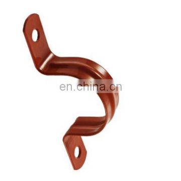 two hole metal pipe strap clamp supplier