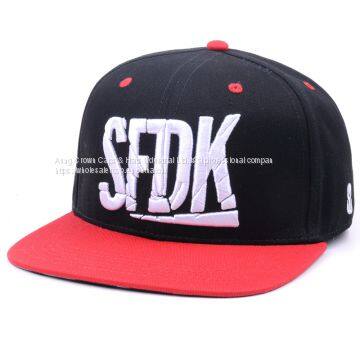 3D Embroidery Plain Snapback Hip-Hop Cap photo-3