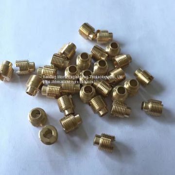 custom-made cnc machining accessories, flange and insert