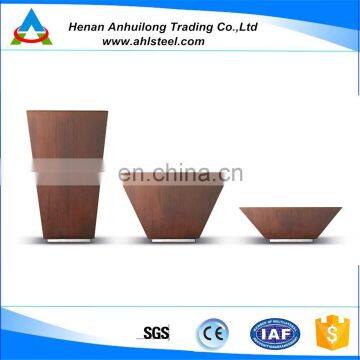 high quality garden/public corten planter box