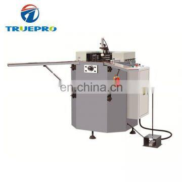 Hydraulic corner crimping machine for aluminum window frame assembly