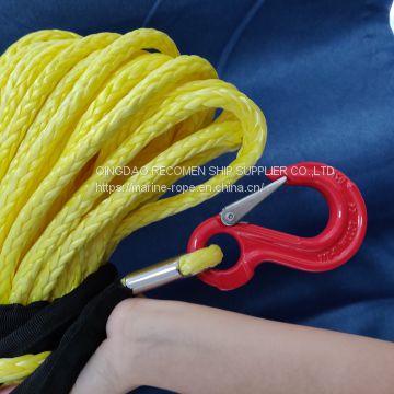 Recomen high Strength 12000lbs 4x4 synthetic winch  rope for winch