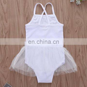 Girls Kids Beach Wear Wholesale Toddler Bathing Suit EASTER DAY BUNNY Embroidery Swimming photo-3
