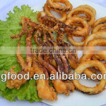 Breaded squid rings and tentacles (Todarodes Pacificus)