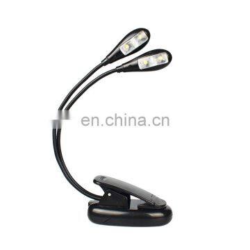 New 4 LED Desk Lamp Learning Eye Clip Book Light Dormitory LED Reading Clip Light photo-4