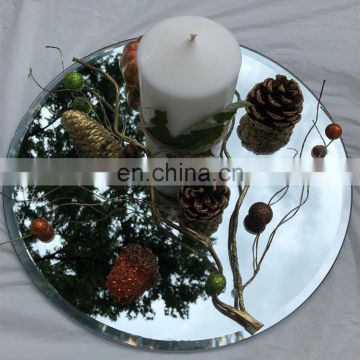 Stunning table mirror decorative glass mirror candle plate tray for wedding or party anniversary Christmas