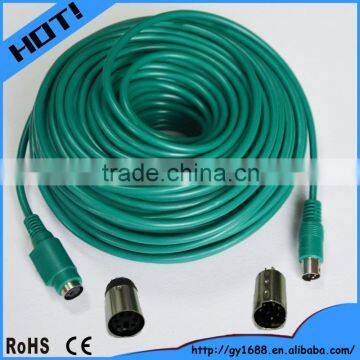 Green mini din 6 pin Cable for Keyboard PS2