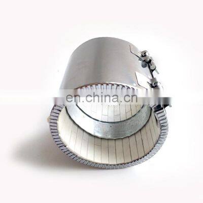 220v 200w 300w 400w Industrial Electric Extruder Barrel 800 Celsius Ceramic Heater With Spring photo-2