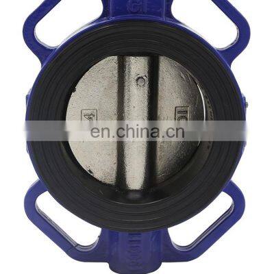 Bundor ANSI PN10 Cast Iron Worm Gear Concentric Wafer Butterfly Valve for Sea Water photo-2