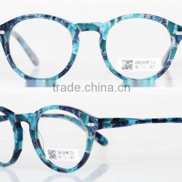 high-end Acetate optical with metal parts mixed,CE/FDA