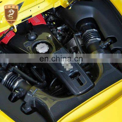 Carbon Fiber Engine Interior Trims Suitable For Ferra 488 GTB Carbon Fiber Simota Air Filter photo-3