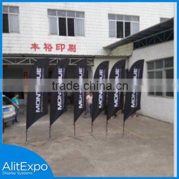 China Supplier Low Price Tear Drop Beach Flags