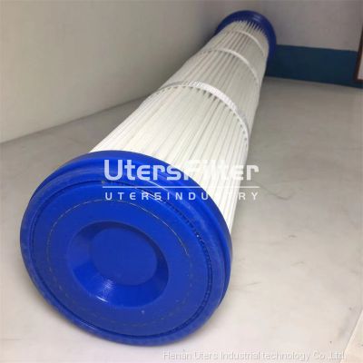 175x145x1000mm PU soft end cover PTFE coated anti-static dust filter cartridge