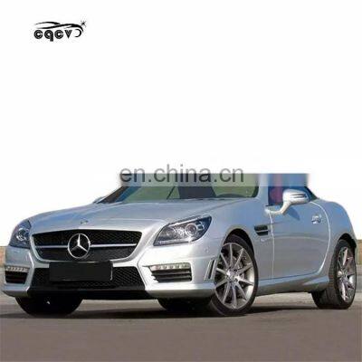 High Quality PP Material A&MG Style Body Kit for Mercedes Benz Slk Class R172 Front Bumper Rear Bumper and Side Skirts