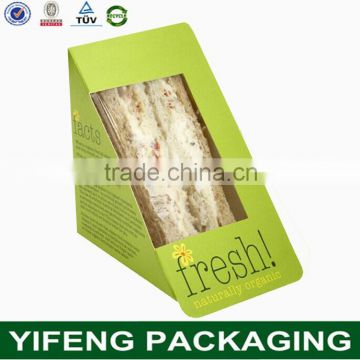 Guangzhou Yifeng Packaging high-quality disposable sandwich boxes, China manufacturer paper sandwich box wholesale