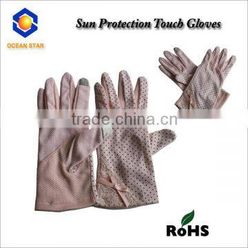 2014 fahisons custom magic warm lady's knit gloves touch screen