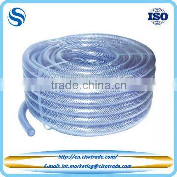 Clear braid reinforced PVC hose for food & potable water, NSF certificated pvc braided hose pipe