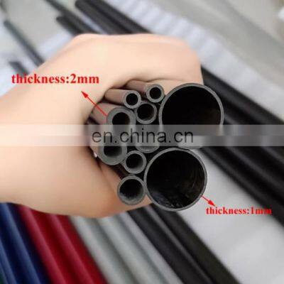 2PCS 3k 100% full Carbon fiber circular tube 500mm Length Twill Matte OD 10mm 12mm 14mm 15mm 16mm 18mm 19mm