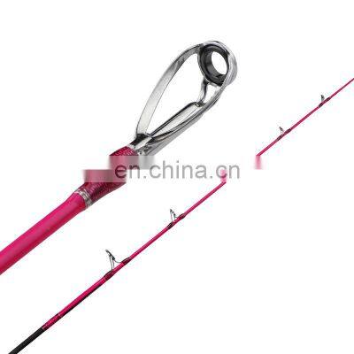 Pink Color 1.7m Portable Smooth Guide Ring EVA Material Handle High Strength Wheel SeatJigging&Boat Fishing Rod photo-3