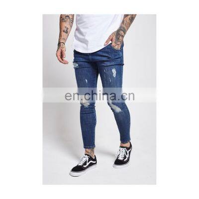 Stylish men super skinny stretchy stretch jeans high fashion and good quality custom pants for men's