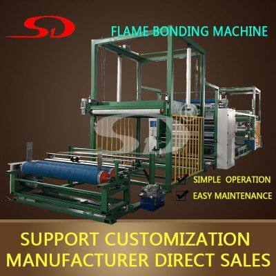 C-type flame compound machine sponge compound machine leather compound machine automobile interior material compound machine