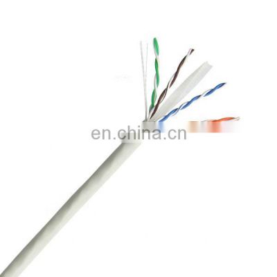 Cat6 Cat6a Bare Copper CCA PVC LSZH Jacket Cat6 Cat6a Network Cable 305m/roll