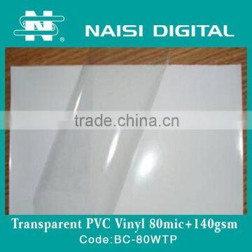 80mic High Transparent pvc self adhesive vinyl